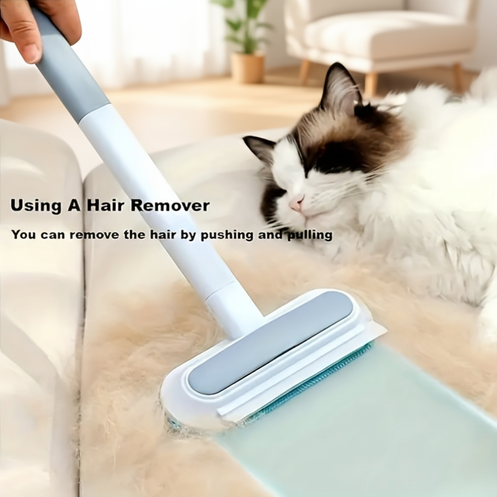 Furniture Hardware For Bed - Multi-Functional Pet Hair Remover with Long