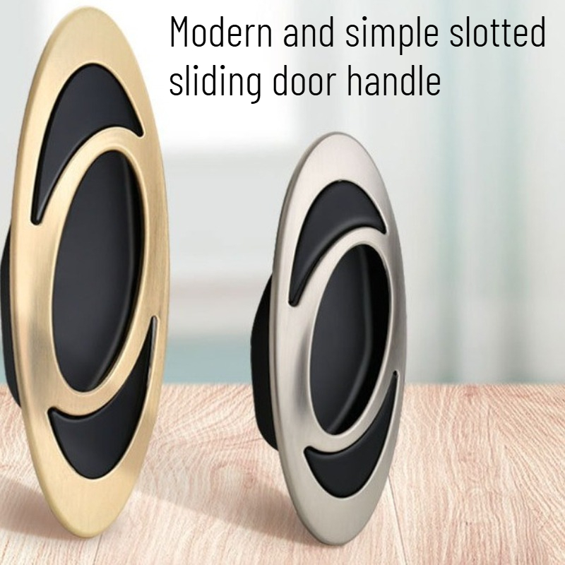 Furniture Hardware High End - Modern and Simple Slotted Sliding Door