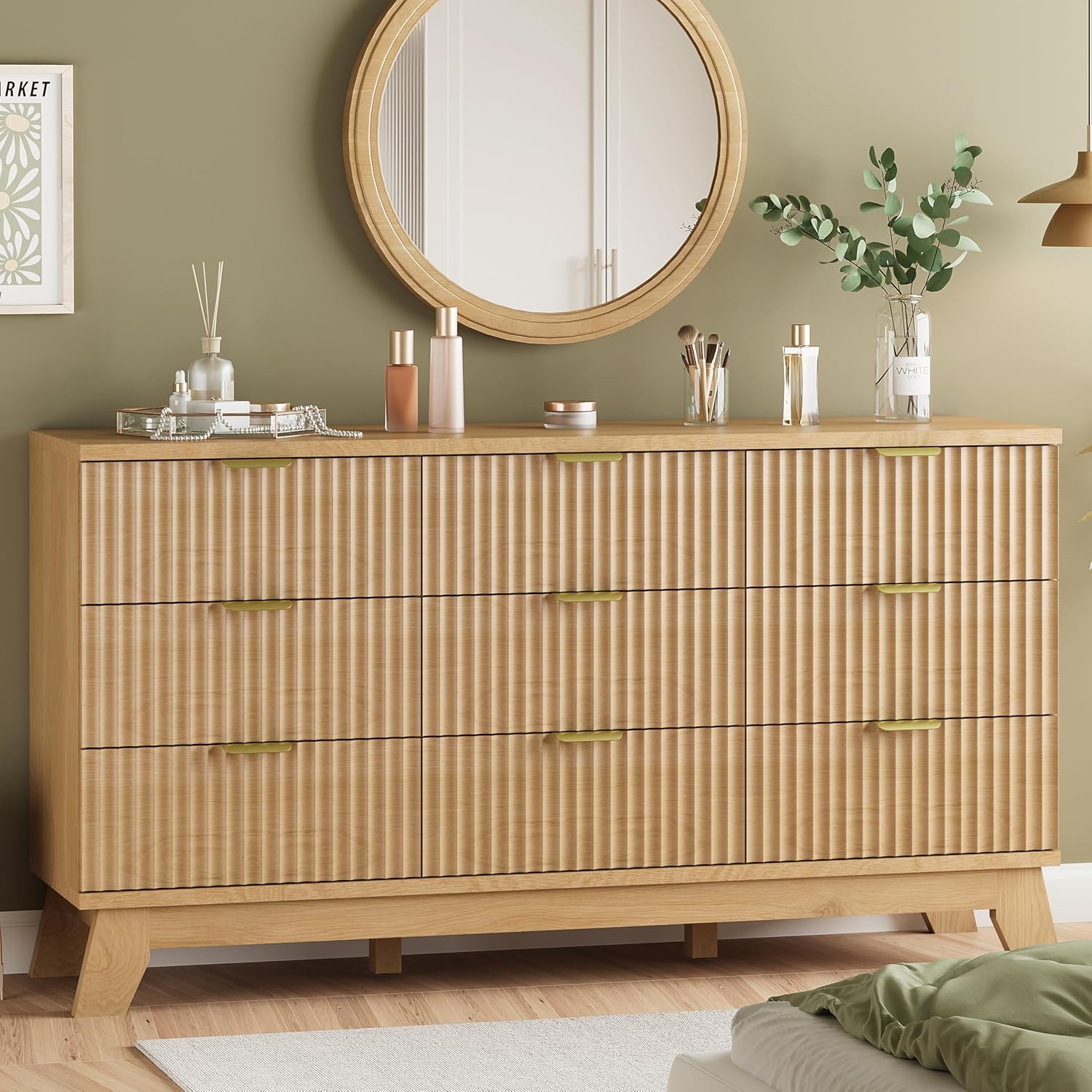 Fluted 9-Drawer Dresser 57