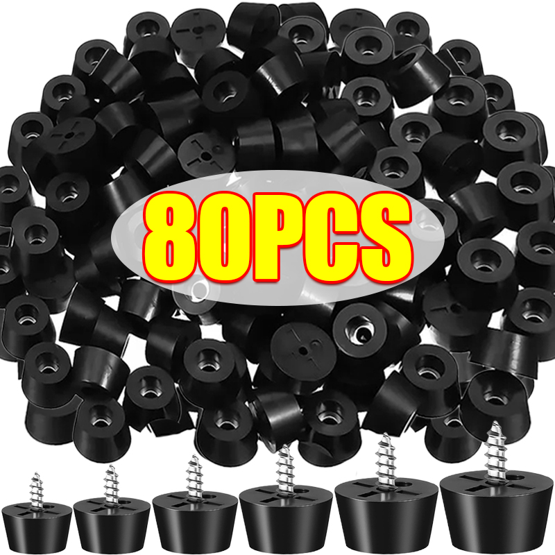 80/8pcs Rubber Pads Floor Prot - đánh giá và giá Furniture Hardware Covers