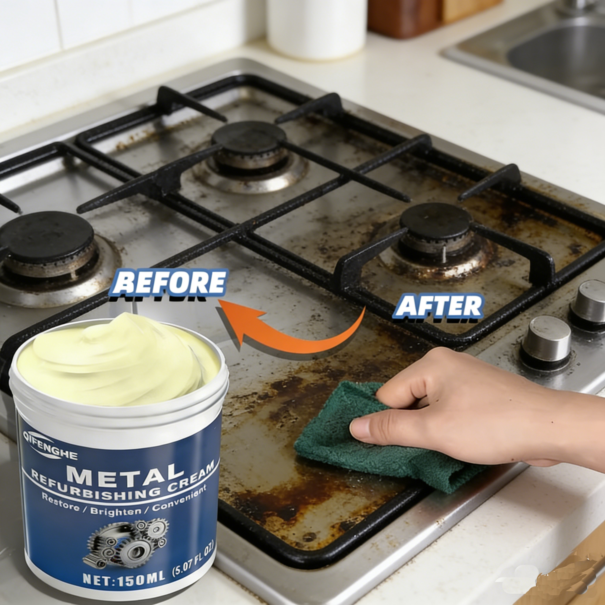 Metal Refurbishing Cream 150ML - đánh giá và giá Furniture Hardware Cleaner