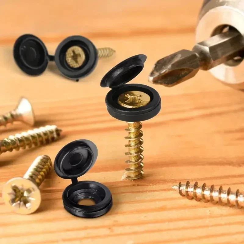 5/100PCS Hinged Plastic Screw  - đánh giá và giá Furniture Hardware Covers