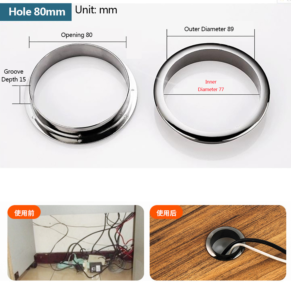 Wire Hole Cover Computer Table - đánh giá và giá Furniture Hardware Covers