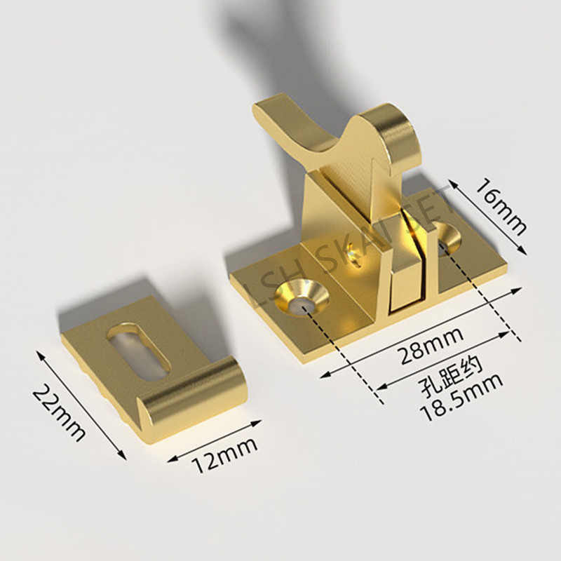 2Pc High-end Brass Fasteners I - đánh giá và giá Furniture Hardware Brass