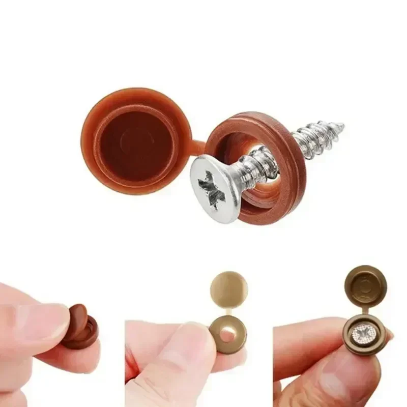 Hinged Plastic Screw Cap Cover - đánh giá và giá Furniture Hardware Covers