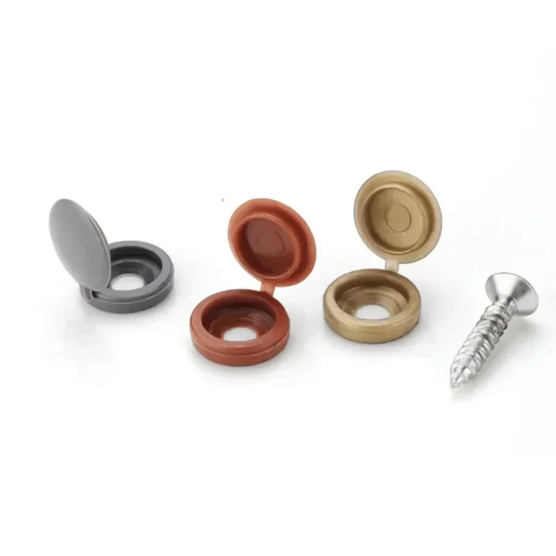 Hinged Plastic Screw Cap Cover - đánh giá và giá Furniture Hardware Covers