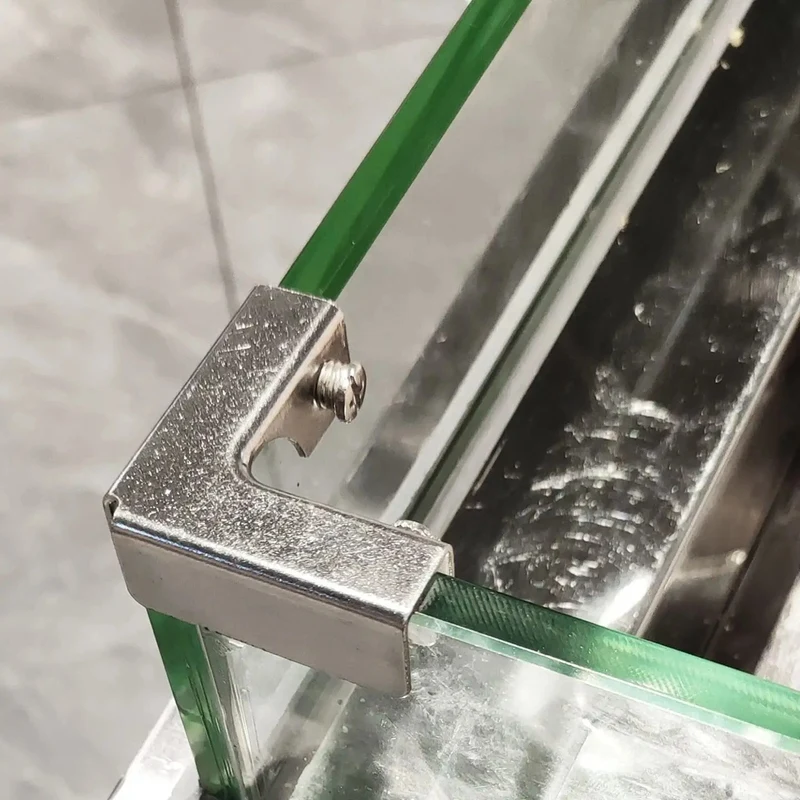 4Pcs L Type Glass Fixing Clip  - đánh giá và giá Furniture Hardware Types