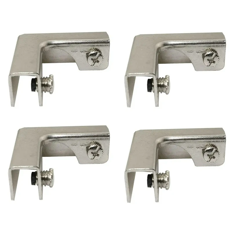 4Pcs L Type Glass Fixing Clip  - đánh giá và giá Furniture Hardware Types