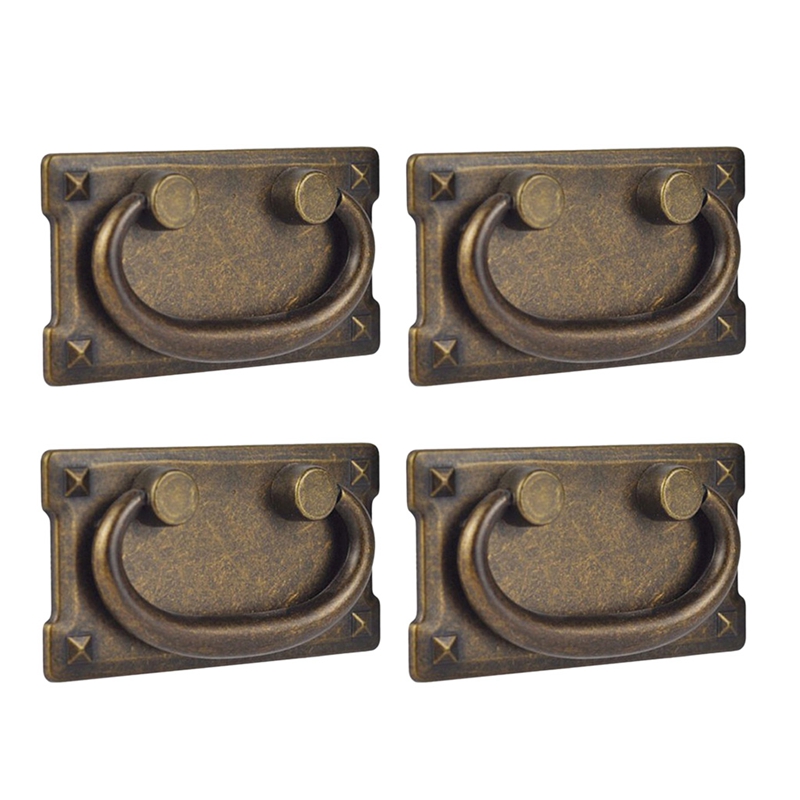 4Pcs Vintage Antique Bronze Dr - đánh giá và giá Furniture Hardware Parts