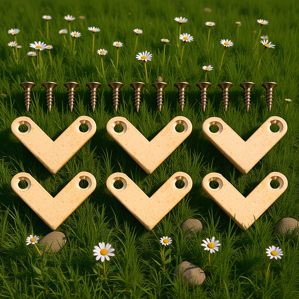 6Pcs Heavy Duty Solid Brass L  - đánh giá và giá Furniture Hardware Brass