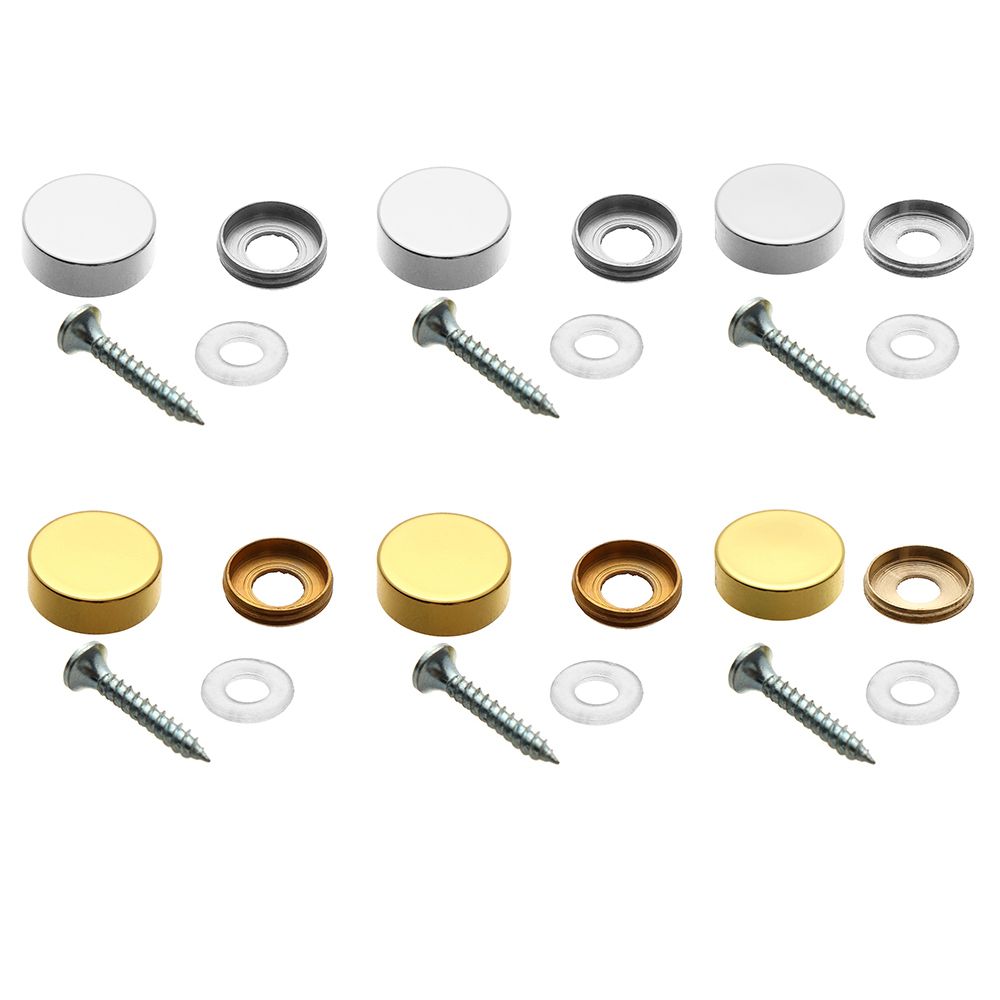 4 Sets Mirror Fasteners Screws - đánh giá và giá Furniture Hardware Covers