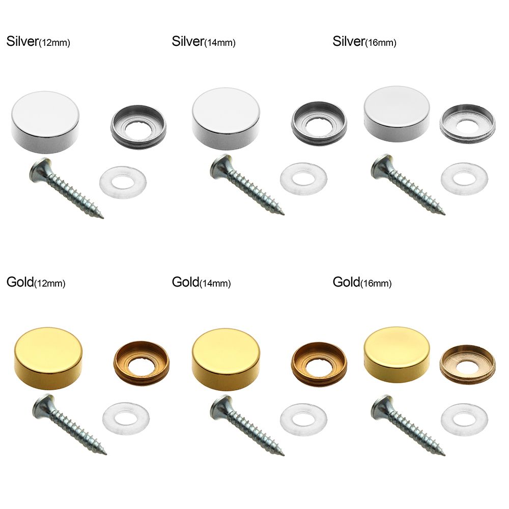 4 Sets Mirror Fasteners Screws - đánh giá và giá Furniture Hardware Covers