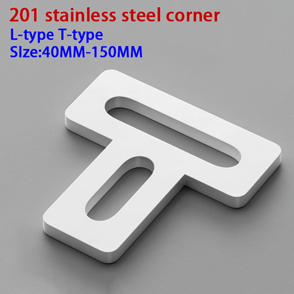 White Stainless Steel L/T Type - đánh giá và giá Furniture Hardware Types