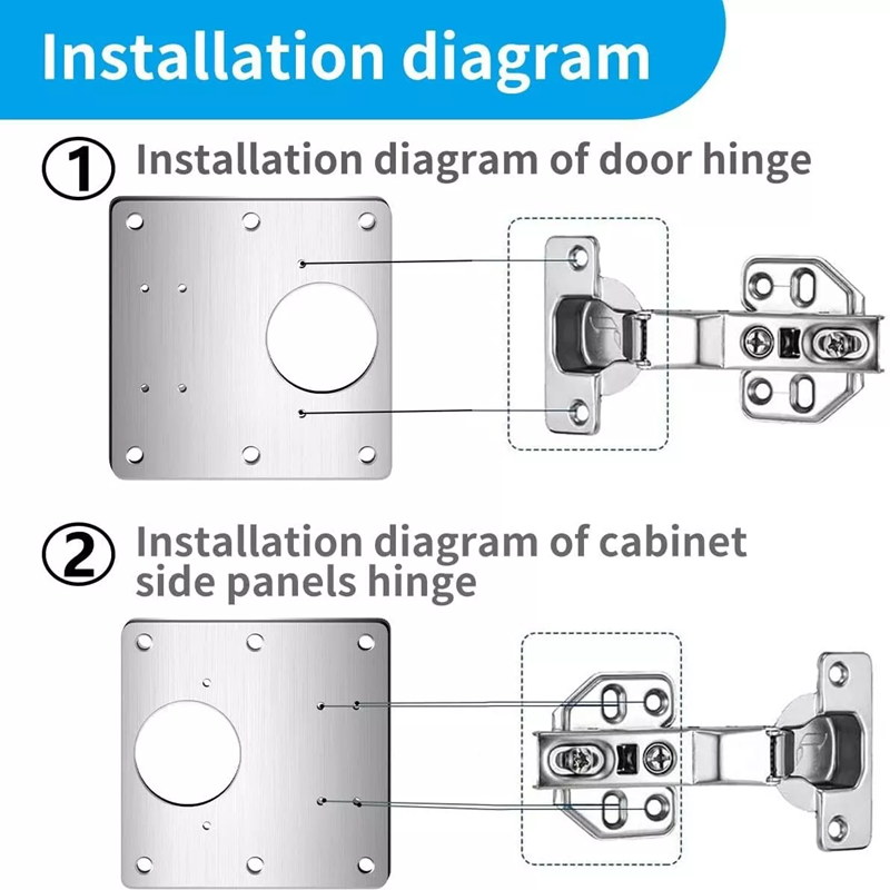 2/10Pcs Sets Hinge Repair Plat - đánh giá và giá Furniture Hardware Fixing Screws