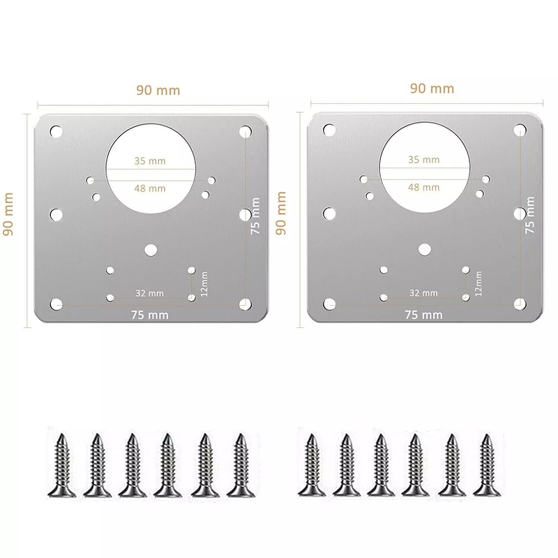 2/10Pcs Sets Hinge Repair Plat - đánh giá và giá Furniture Hardware Fixing Screws