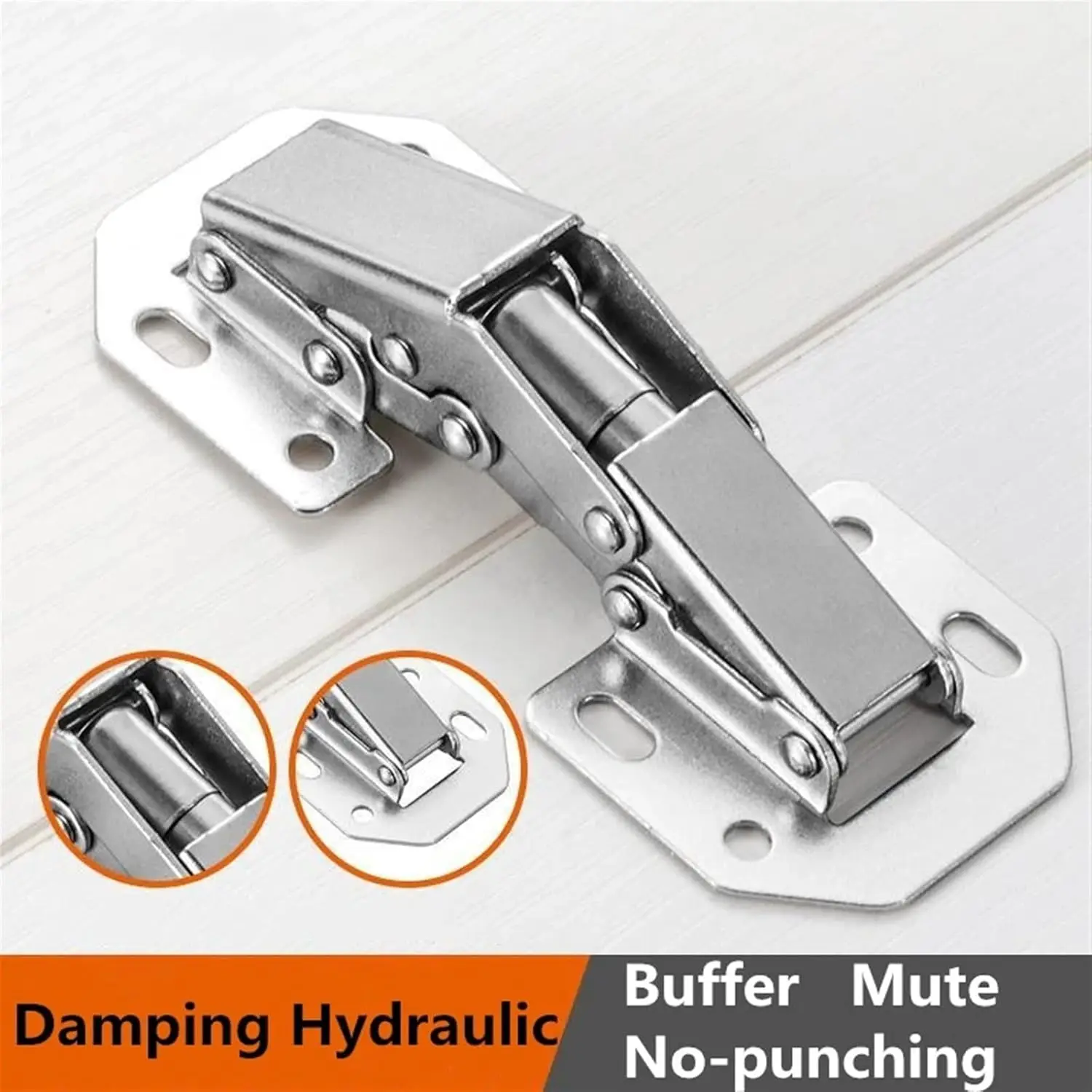 No-Drilling Buffer Hinge: 2/10 - đánh giá và giá Furniture Hardware Types