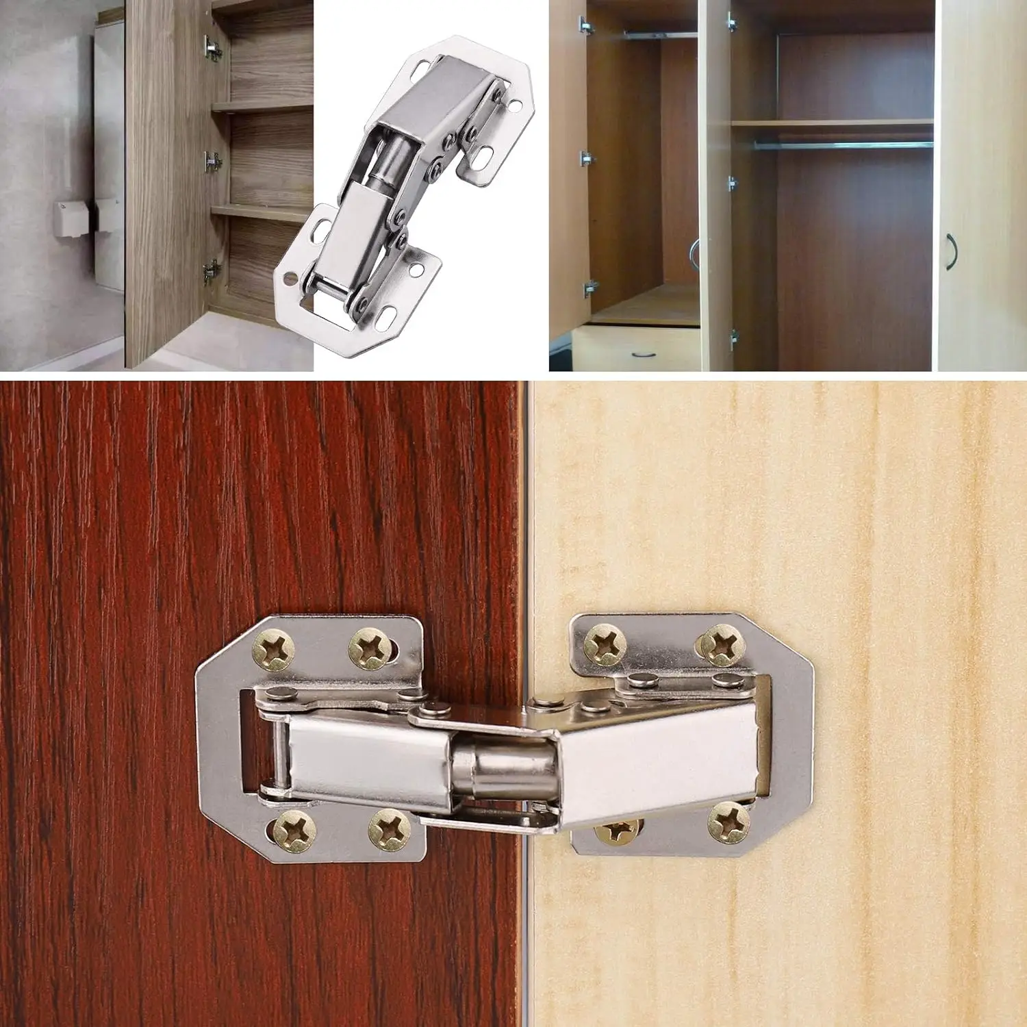 No-Drilling Buffer Hinge: 2/10 - đánh giá và giá Furniture Hardware Types