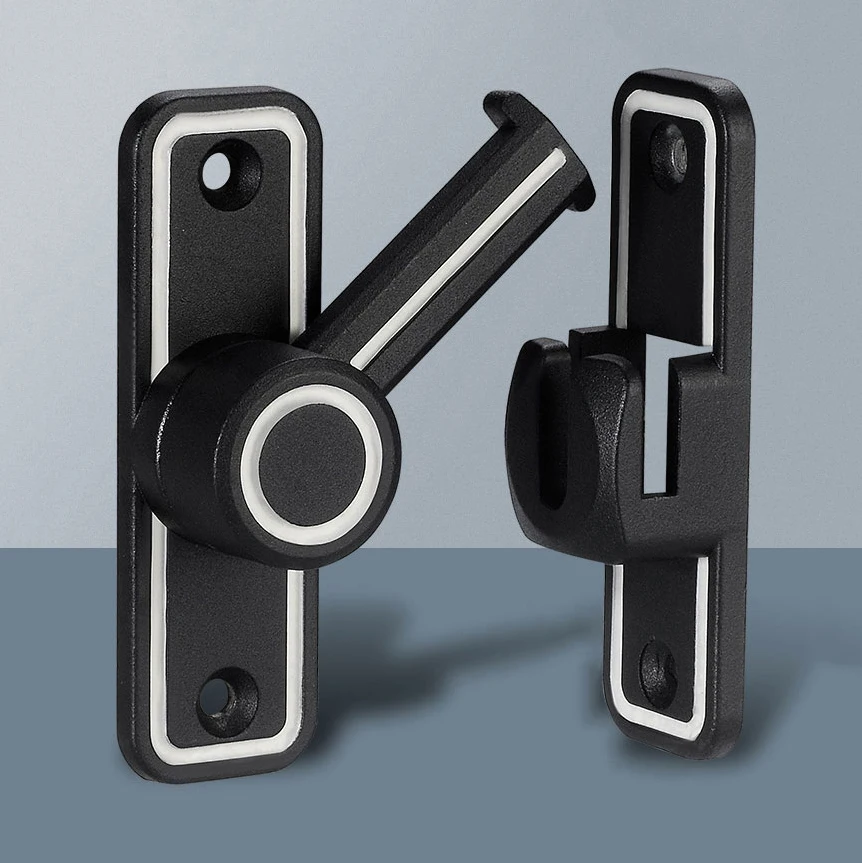 Black Luminous Barn Door Latch - đánh giá và giá Furniture Sliding Door Hardware