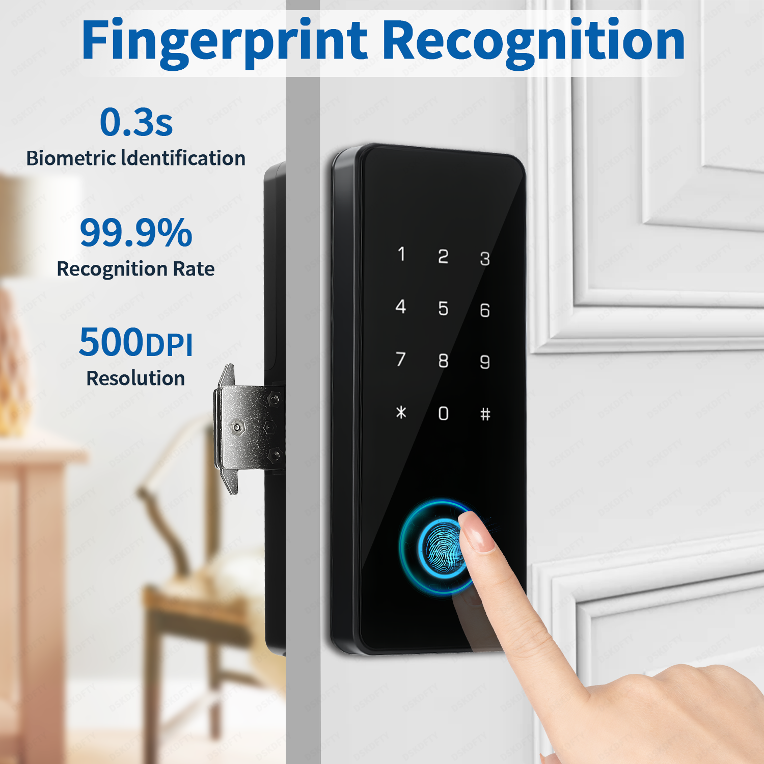 Smart Fingerprint Door Lock fo - đánh giá và giá Furniture Sliding Door Hardware