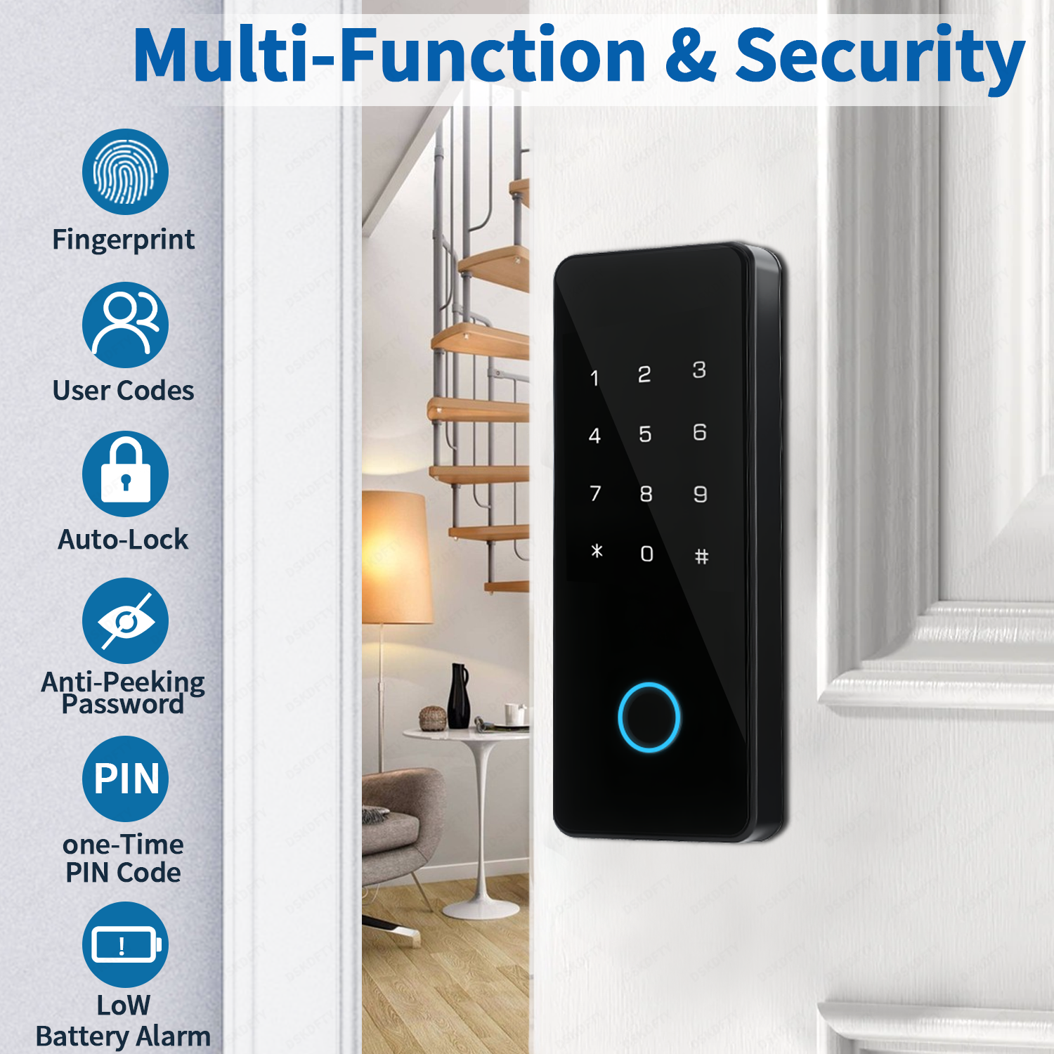 Smart Fingerprint Door Lock fo - đánh giá và giá Furniture Sliding Door Hardware