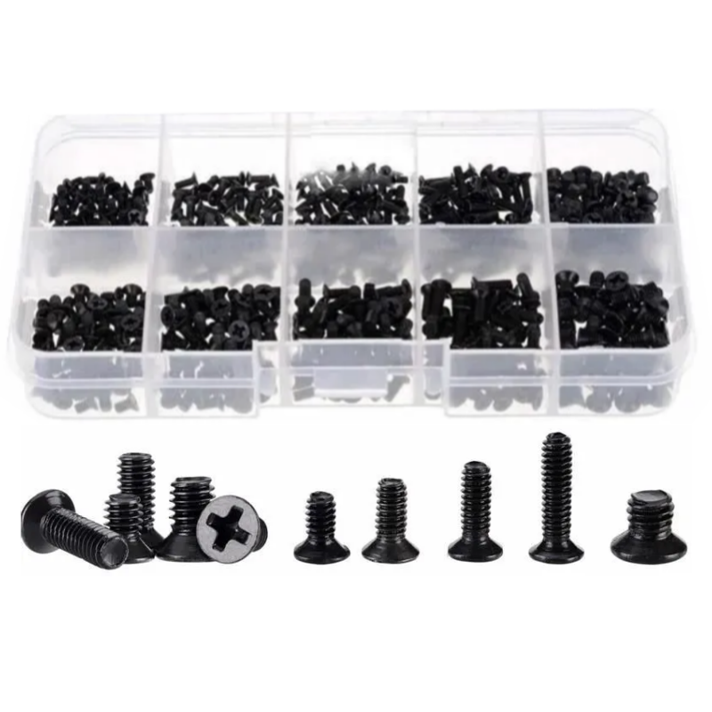 500pcs Black Screws and Screwd - đánh giá và giá Furniture Hardware Types
