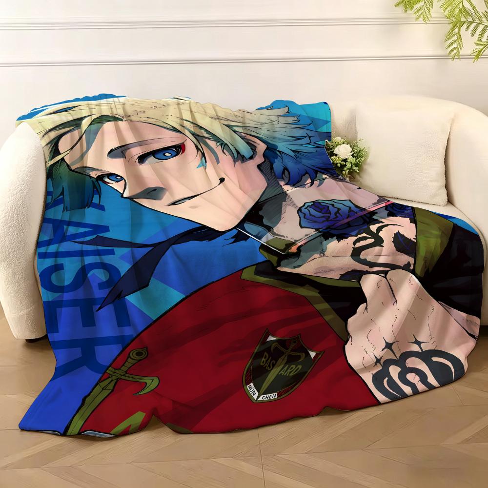 Anime B-Blue Locks Throw Soft  - đánh giá và giá Furniture Hardware For Bed