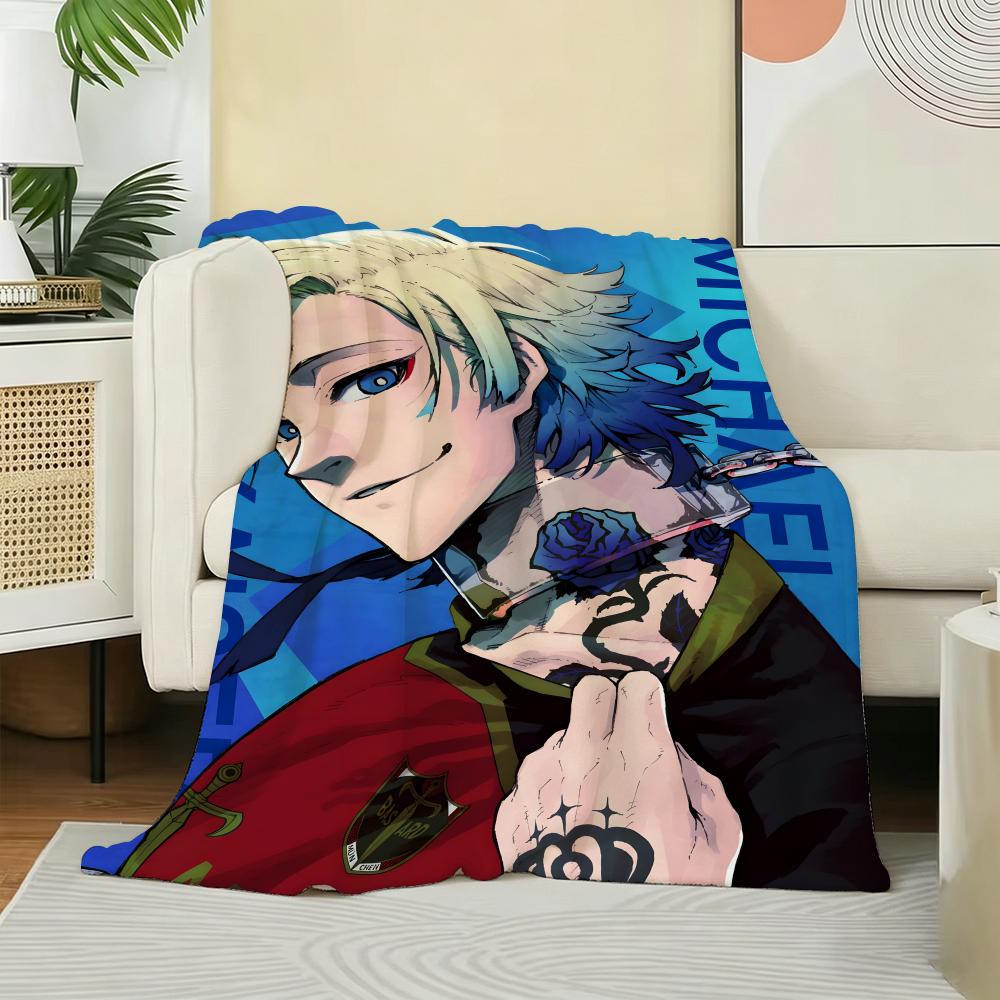 Anime B-Blue Locks Throw Soft  - đánh giá và giá Furniture Hardware For Bed