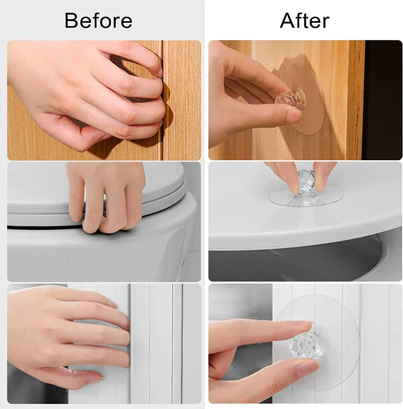 2/10Pcs Punch-free Drawer Knob - đánh giá và giá Furniture Hardware Parts