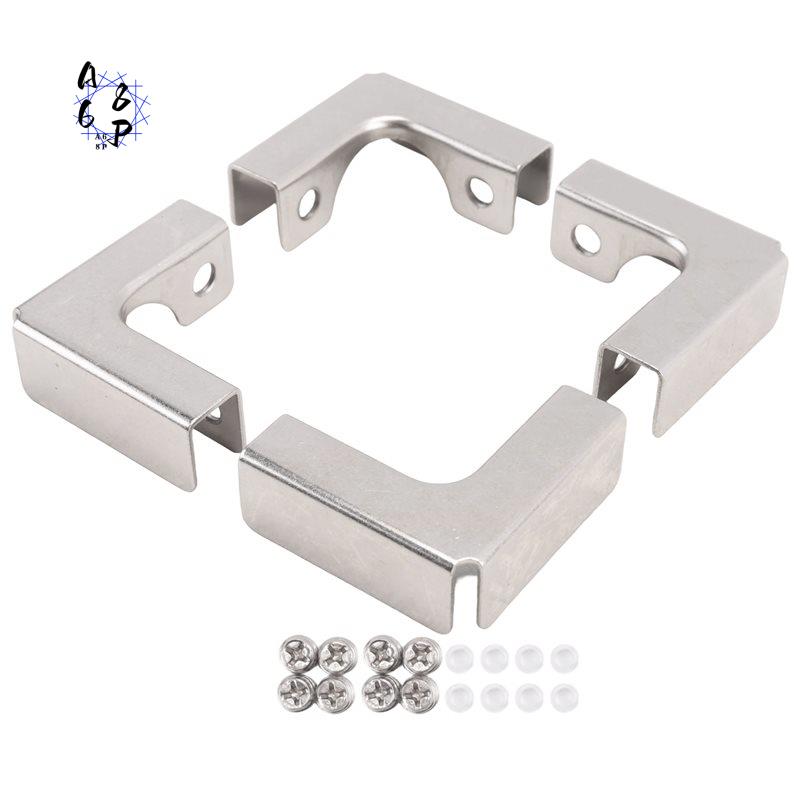 A68P-4Pcs L Type Glass Fixing  - đánh giá và giá Furniture Hardware Types