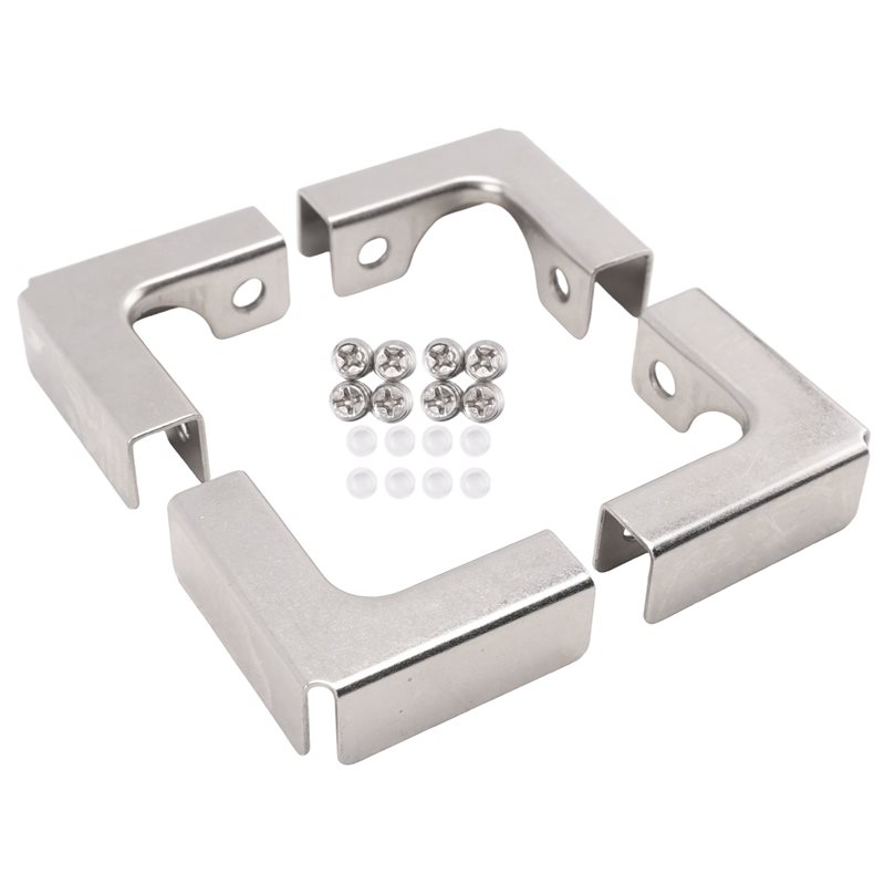 A68P-4Pcs L Type Glass Fixing  - đánh giá và giá Furniture Hardware Types