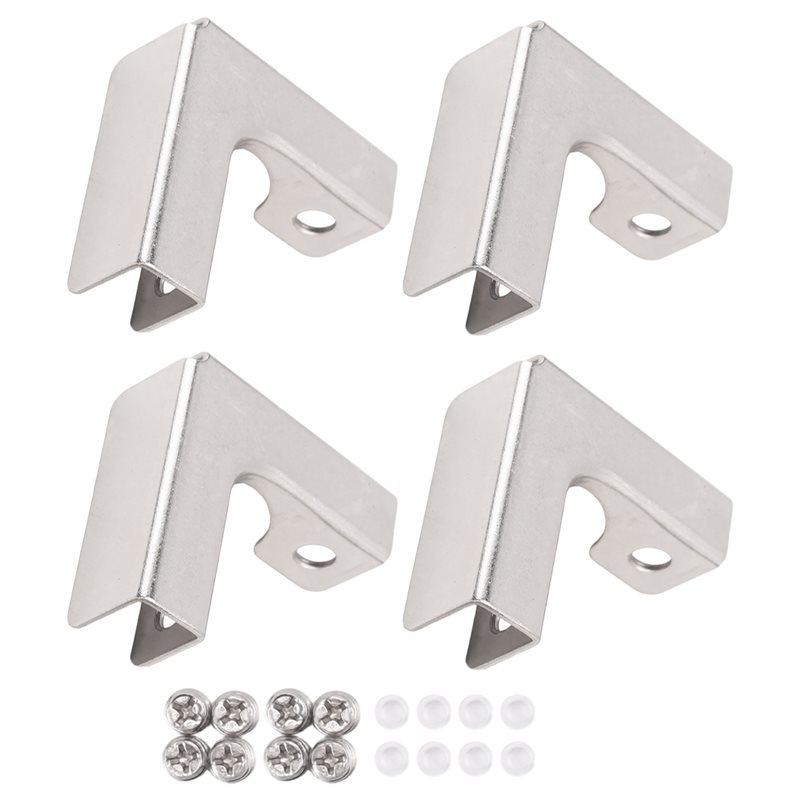 A68P-4Pcs L Type Glass Fixing  - đánh giá và giá Furniture Hardware Types