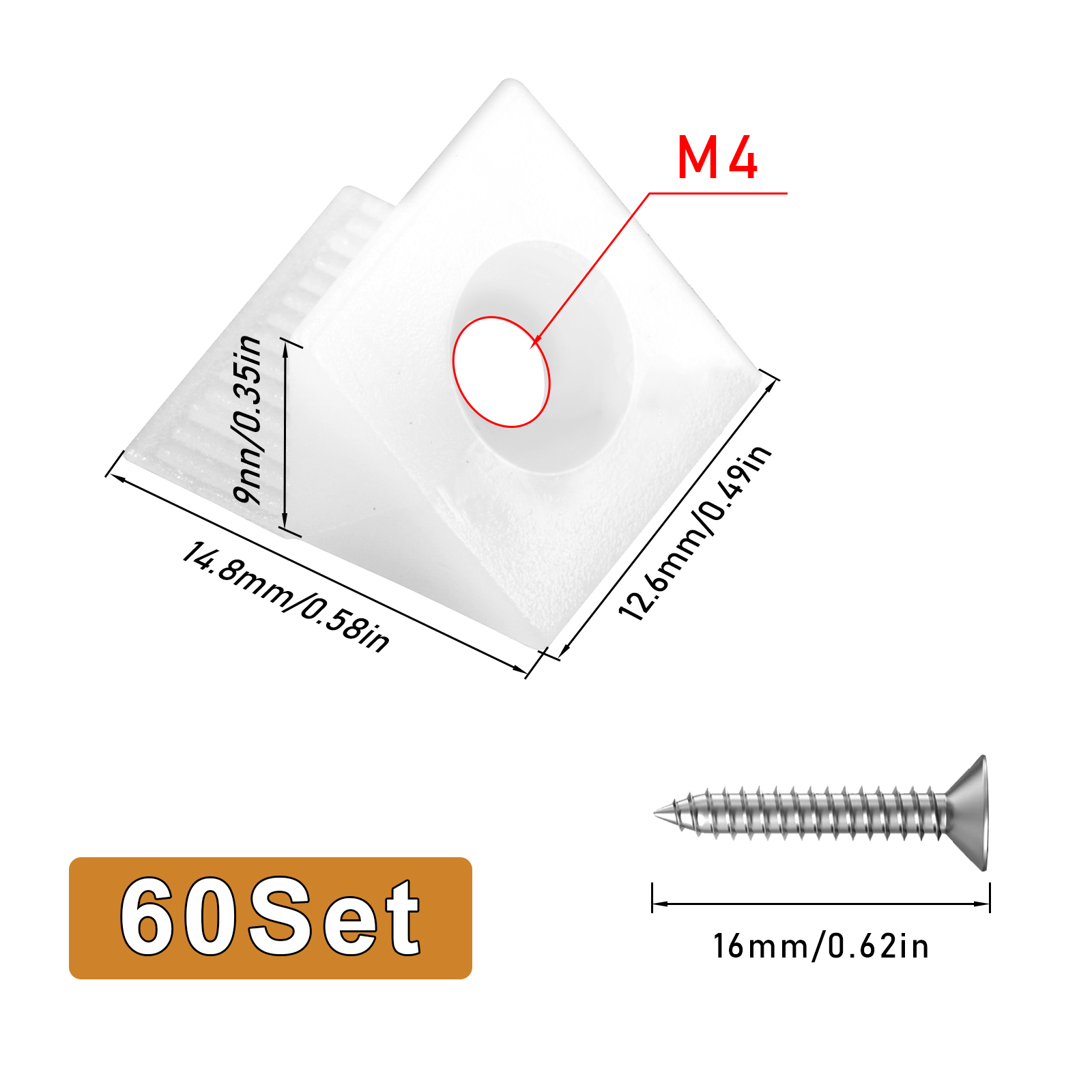 60set Repair Fixing Drawer Che - đánh giá và giá Furniture Hardware Fixing Screws