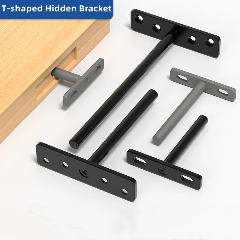 1Pcs Invisible Support T-brack - đánh giá và giá Furniture Hardware Types