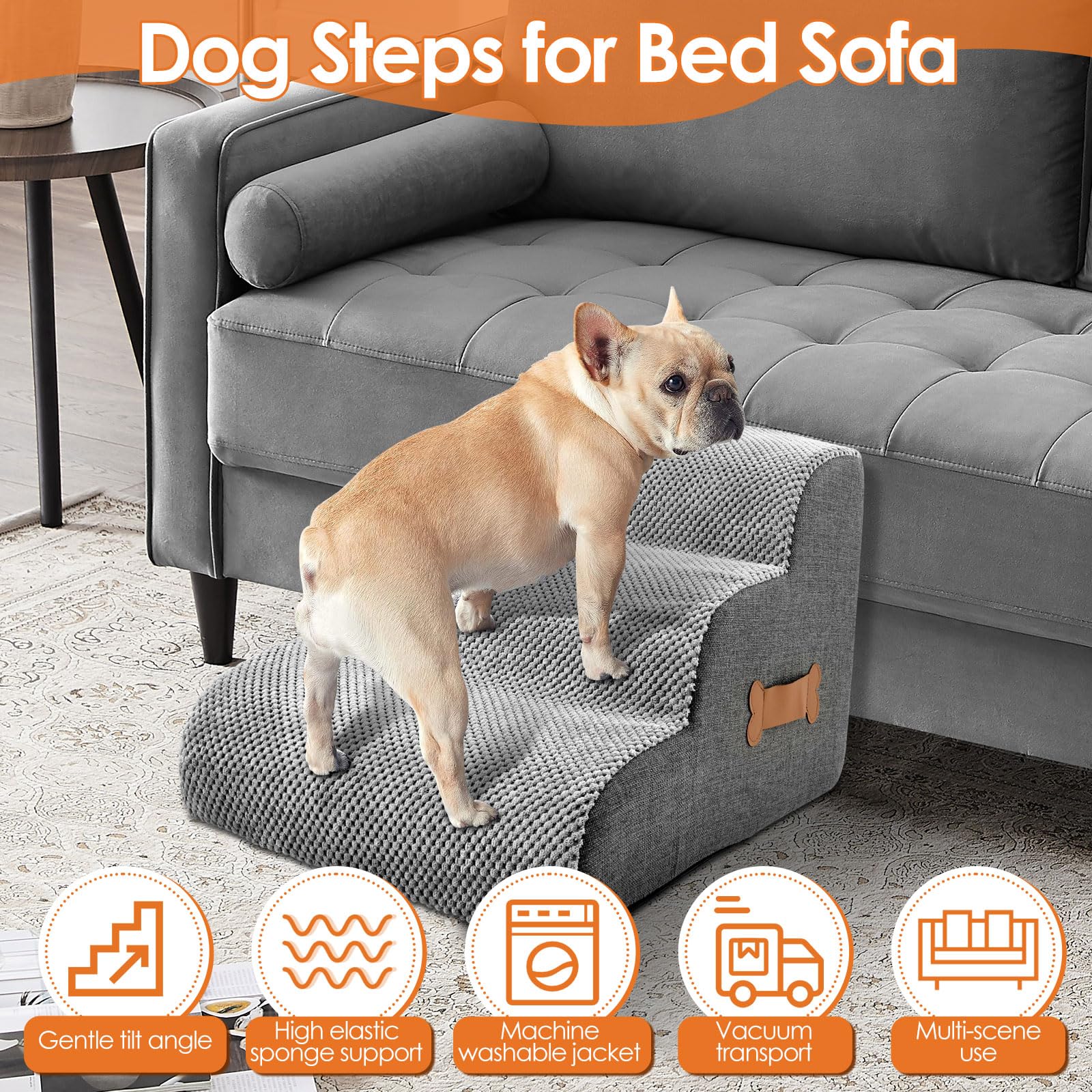 Ladder Puppys Stairs Pets Bone - đánh giá và giá Furniture Hardware For Bed