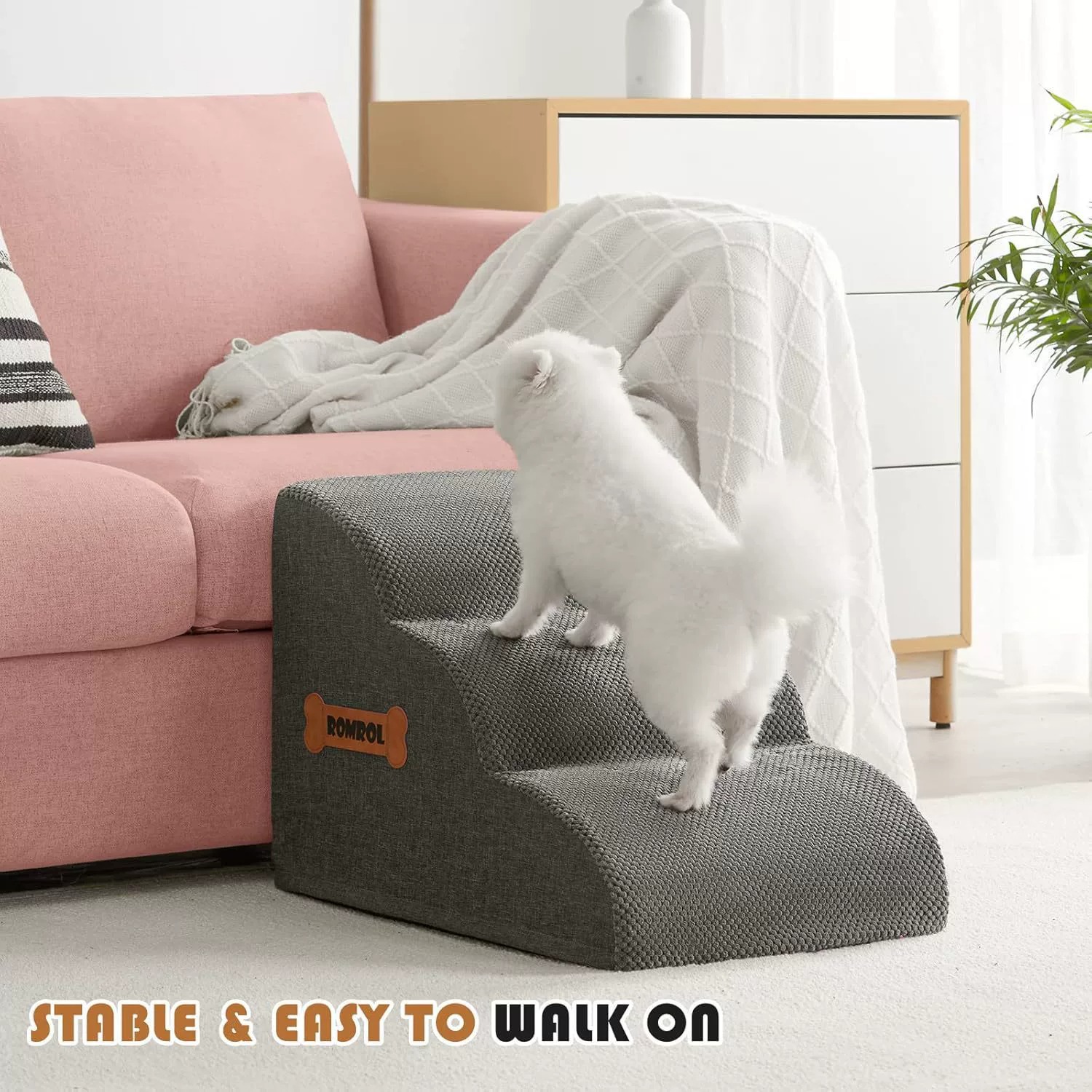 Ladder Puppys Stairs Pets Bone - đánh giá và giá Furniture Hardware For Bed